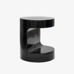 R12 Side Table Patinated Lacquer