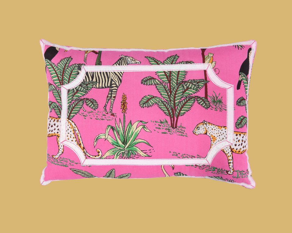Pink Jungle Cushion