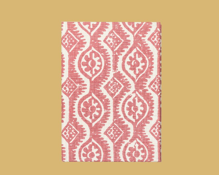 A5 Notebook Small Damask Pink
