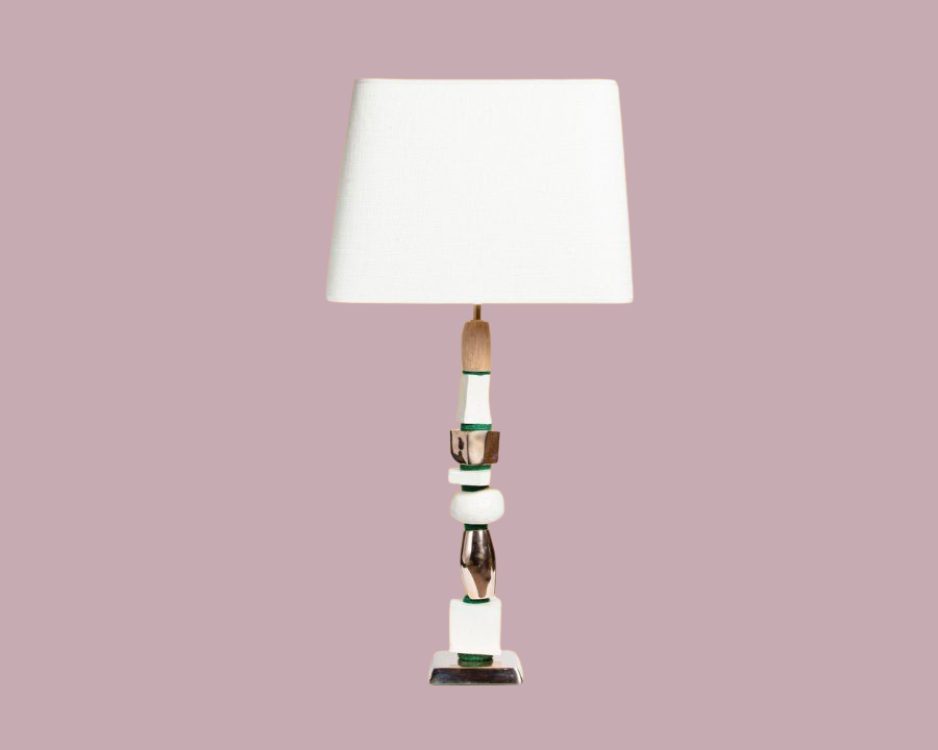 Off White Table Lamp