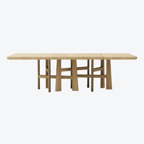 Wood Dining Table Rectangular