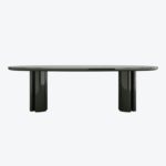 Swan Dining Table Lacquer Green