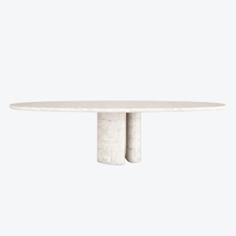 Swan Dining Table Onyx