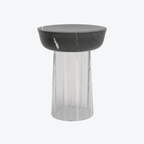 Jelly Side Table Marquina Nero Marble