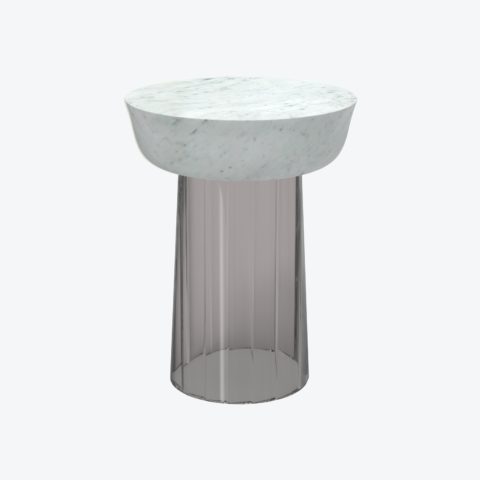 Jelly Side Table Carrare Marble