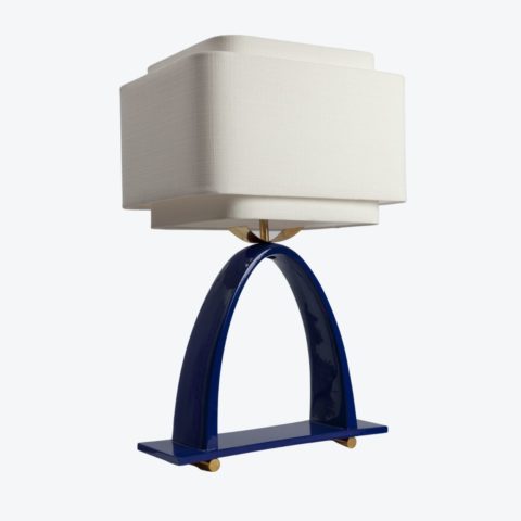 Lampe de Table Yoshiko Bleu Foncé