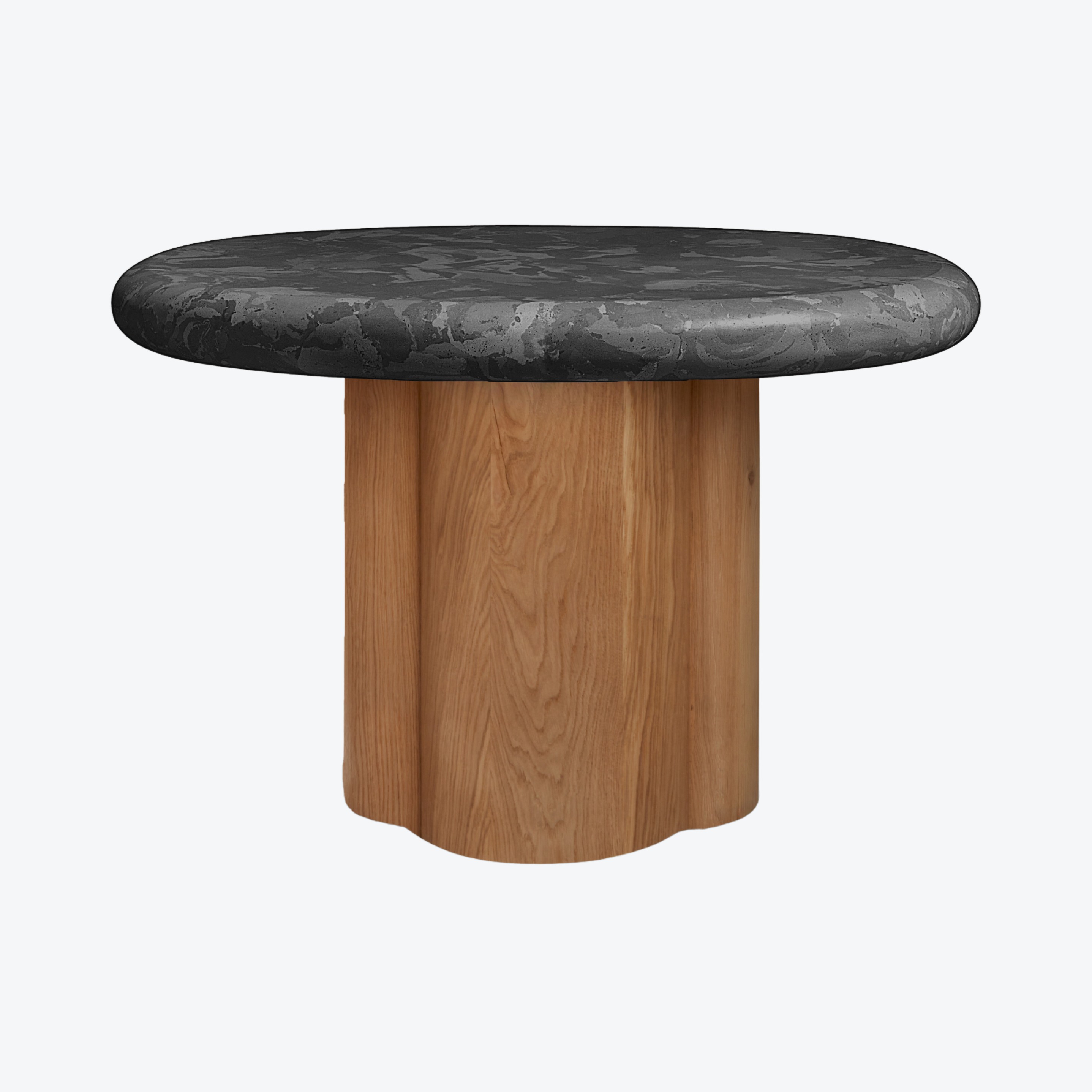Eclipse Side Table Oak Dark Grey