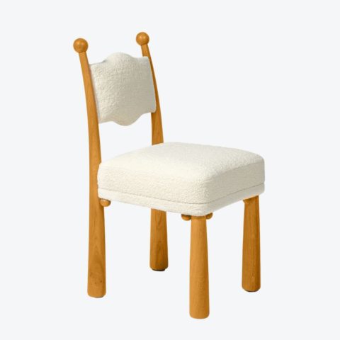 Mawu Chair New York Bouclé Snow