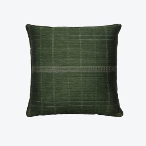 Woven Cushion Midnight Mademoiselle Green
