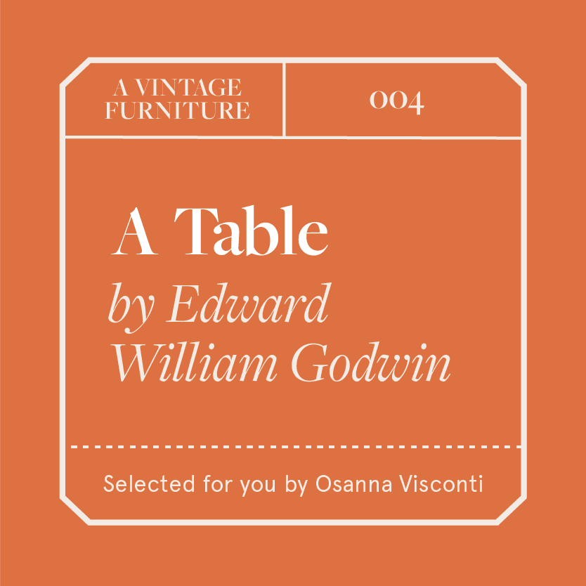 A table by Edward William Godwin