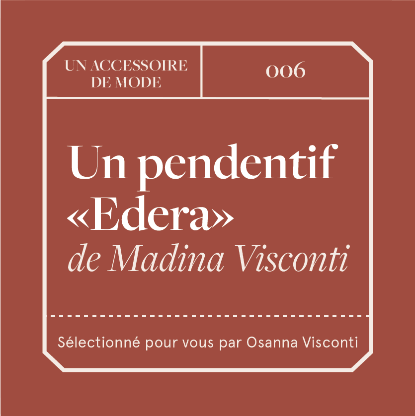 Un pendentif “Edera” de Madina Visconti
