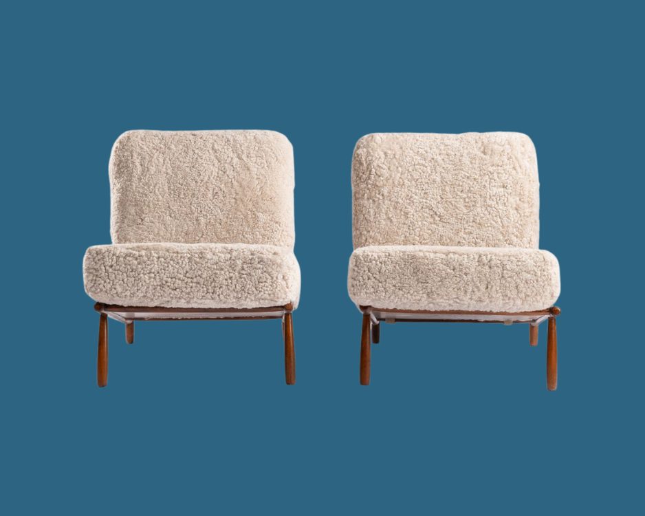 Pair of Alf Swensson Domus Armchairs