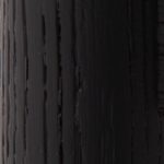 Brushed Black Solid Wood
