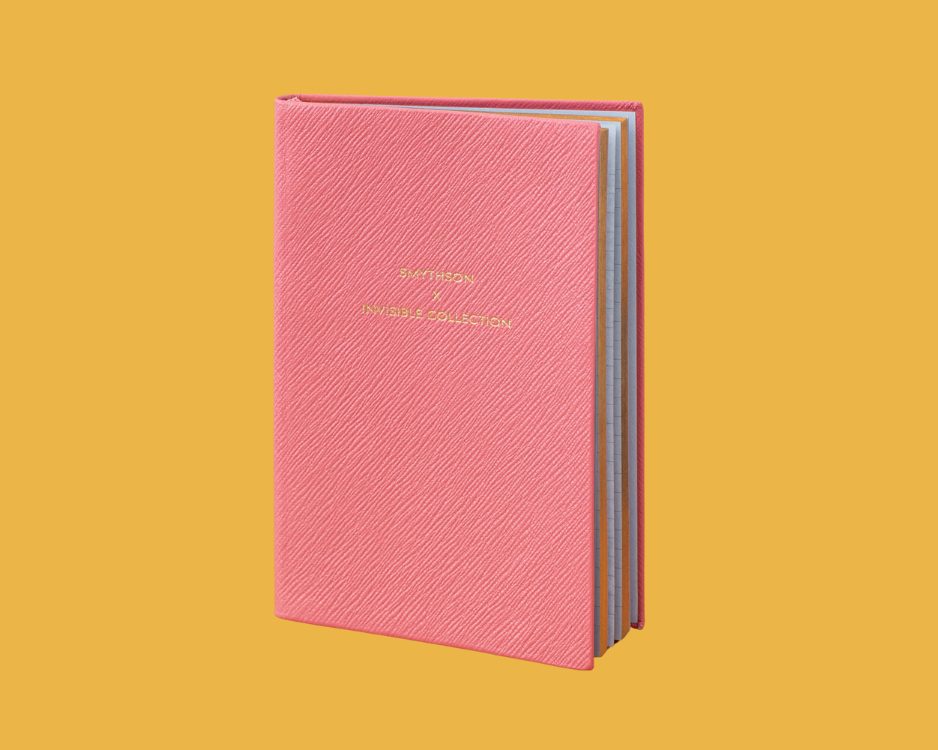 Cahier Soho Smythson x Invisible Collection Rose Pivoine