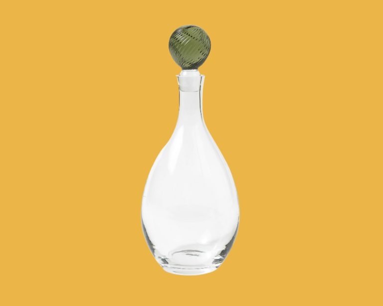 Demetra Glass Bottle Ochre, Large