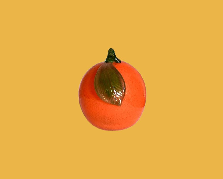Orange Verre Soufflé
