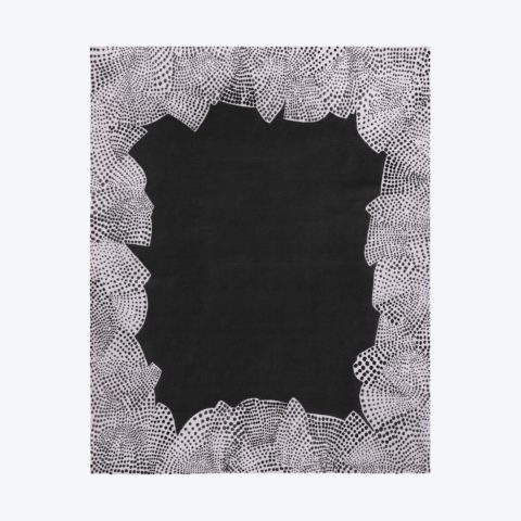 Oursin Rug Black and Grey