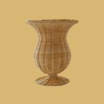 Small Woven Rattan Vase
