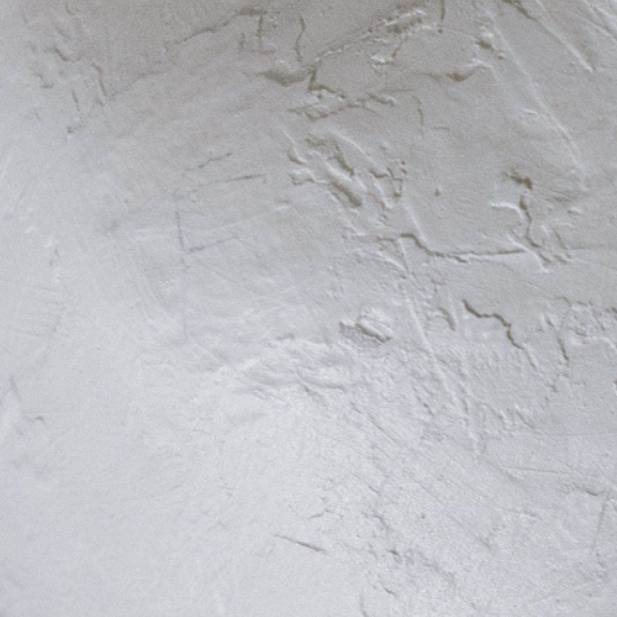 Plâtre coulé avec finition en biseau