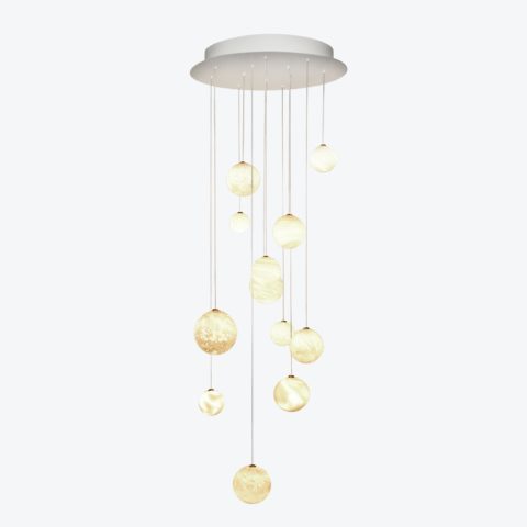12 Planets Chandelier