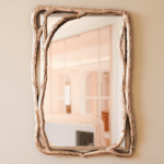 Large - Pink Gold Champagne Beech / Pink Mirror