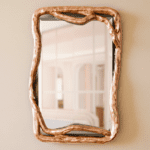 Medium - Pink Gold Beech / Natural Mirror