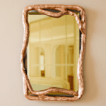 Medium - Pink Gold Beech / Gold Mirror