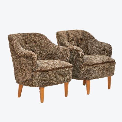 Pair Of Mid-20th Century Armchairs