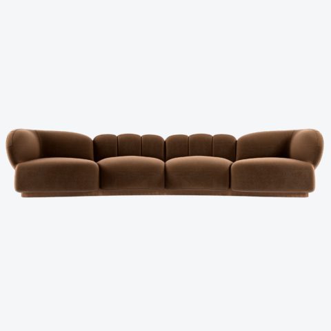 Butterfly Curve 4-Seater Sofa