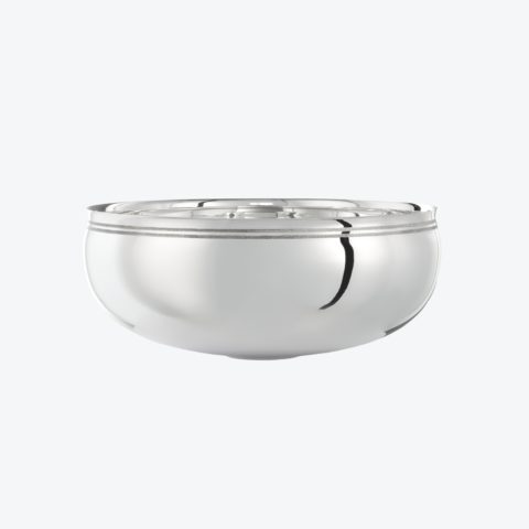 Selene Bowl Two Stripes Silver