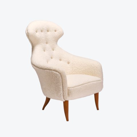 Fauteuil Stora Eva Kerstin Hörlin-Holmquist Circa 1950s