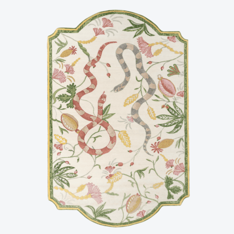 The Snake Song Rug - Standard dimensions
