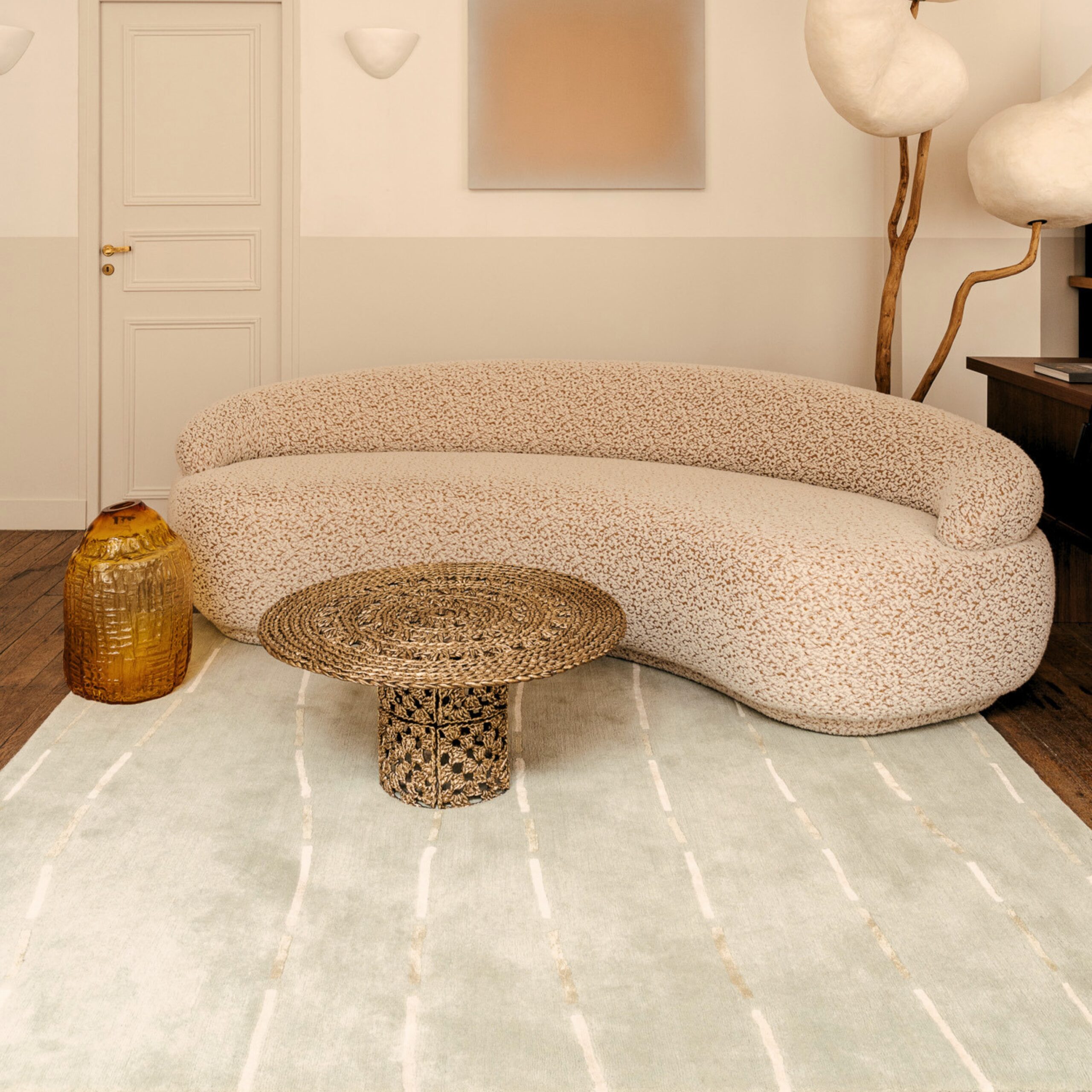 Lilypad Chandelier Amber Laura Gonzalez The Invisible Collection