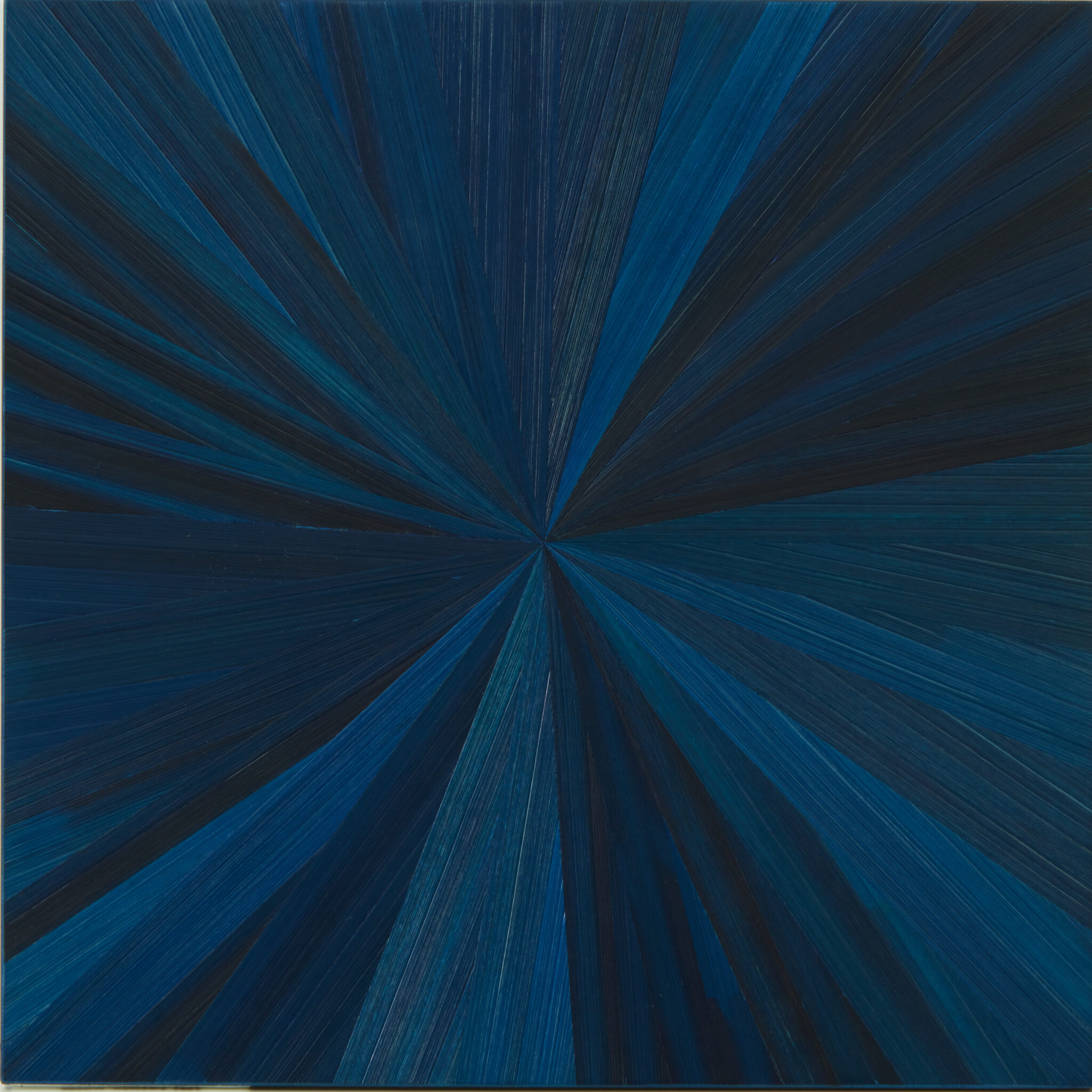 Straw Marquetry - Dark Blue